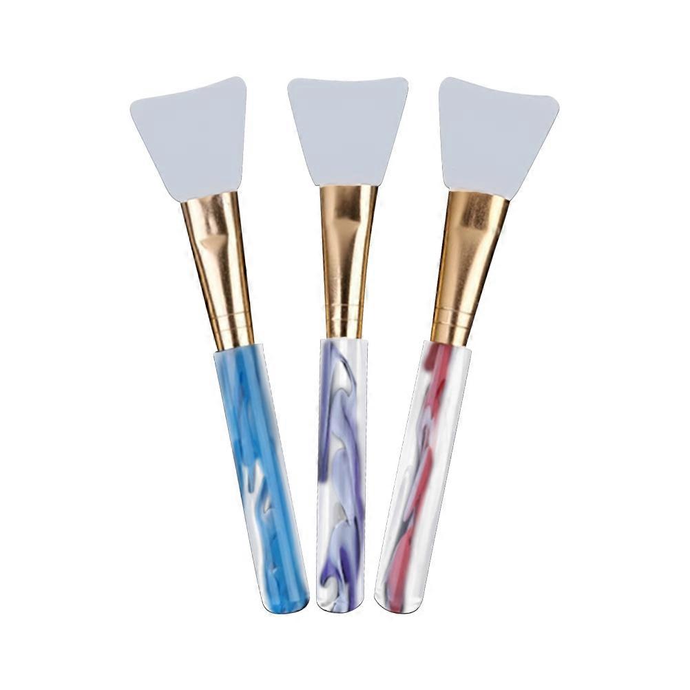 Mask Brush Silicone Mask Brush for Makeup Use 6Pcs Assorted