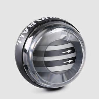 Wrist Trainer Ball Auto Start Relax Reduce Pressure Wrist Strengthener Exerciser Ball Platinum Black