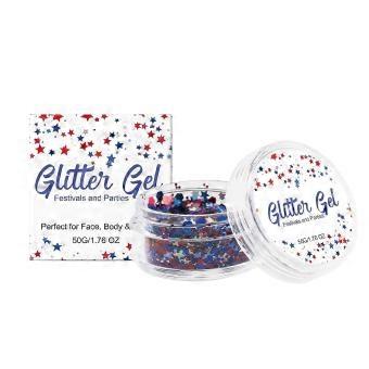 1/2/3 pezzi Gel glitterato con paillettes per festival, decorazioni cosmetiche per Natale e Halloween per trucco viso, corpo e occhi, regalo di compleanno