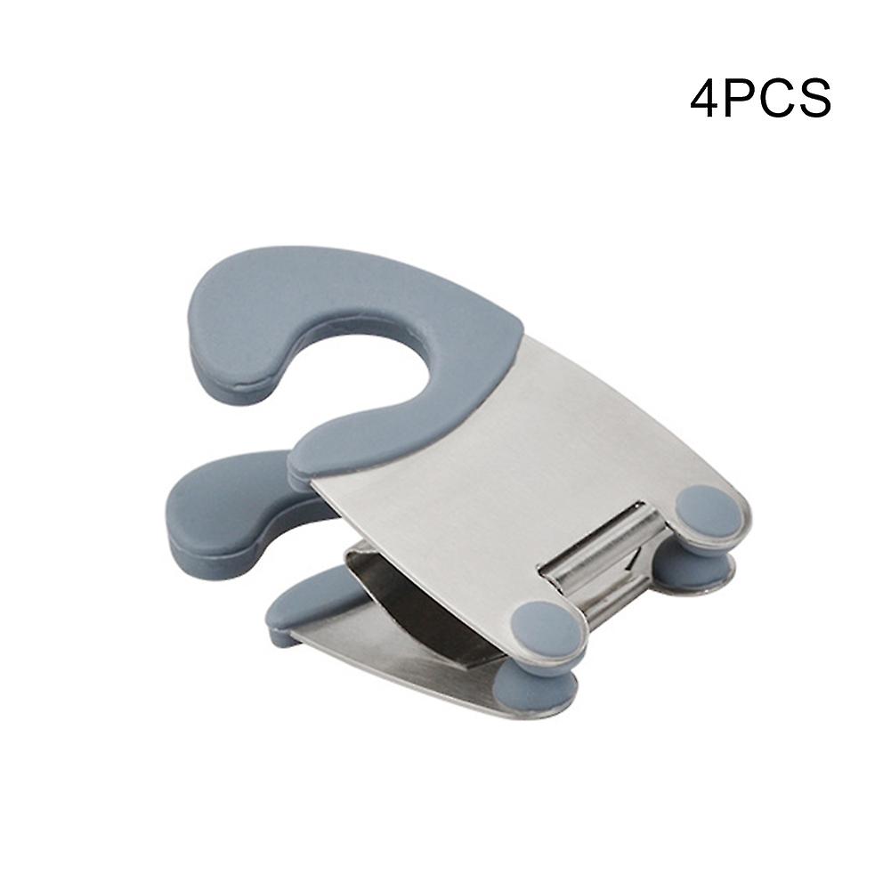 Heat Resistant Spatula Holding Pots Clip Stainless Steel Tongs Holder