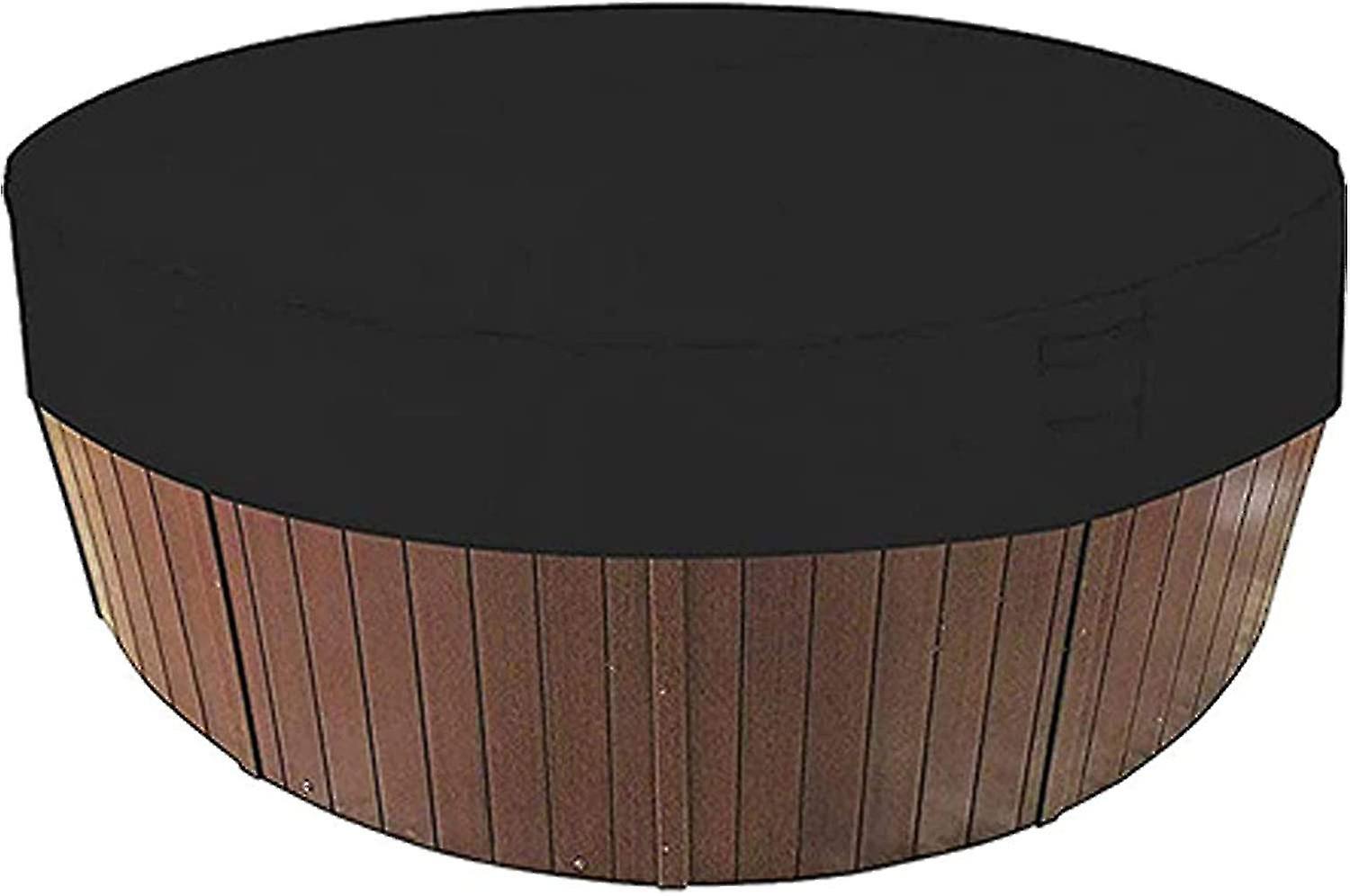 vanntett værbestandig SPA runde badestamp protector deksler med elastisk for utendørs