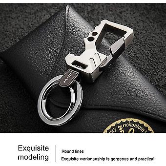 Porte-clés Voiturette De Golf 2 Pièces - Alliage Zinc Argenté Et Doré - Cadeau Pour Golfeurs