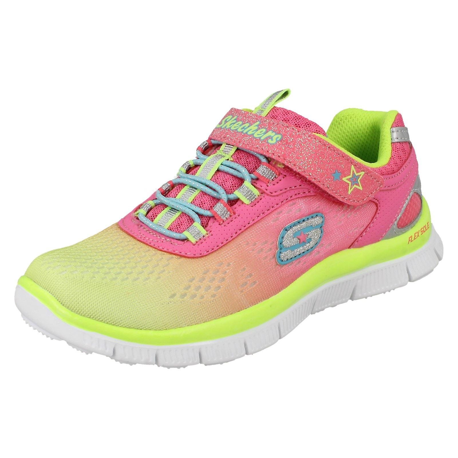skechers velcro fastening trainers