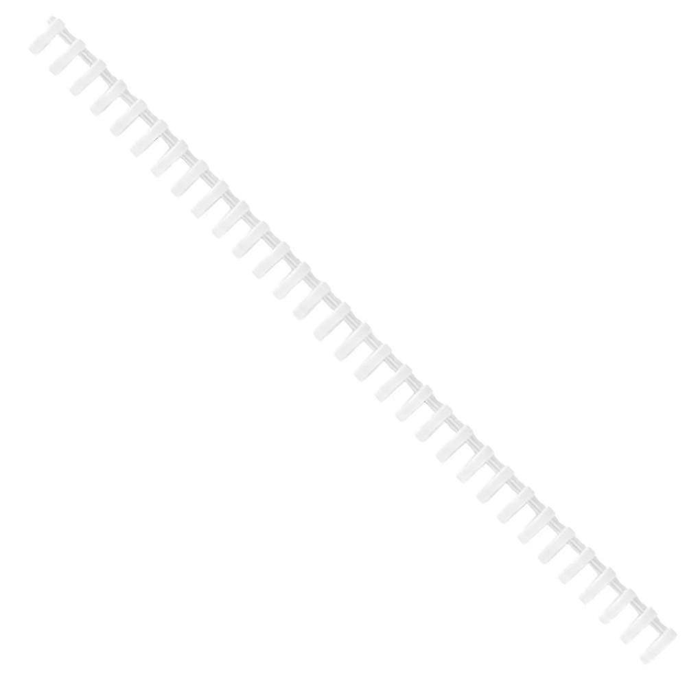 White 30 hole Plastic Binding Spring Spiral Rings For Paper Stationery Notebook