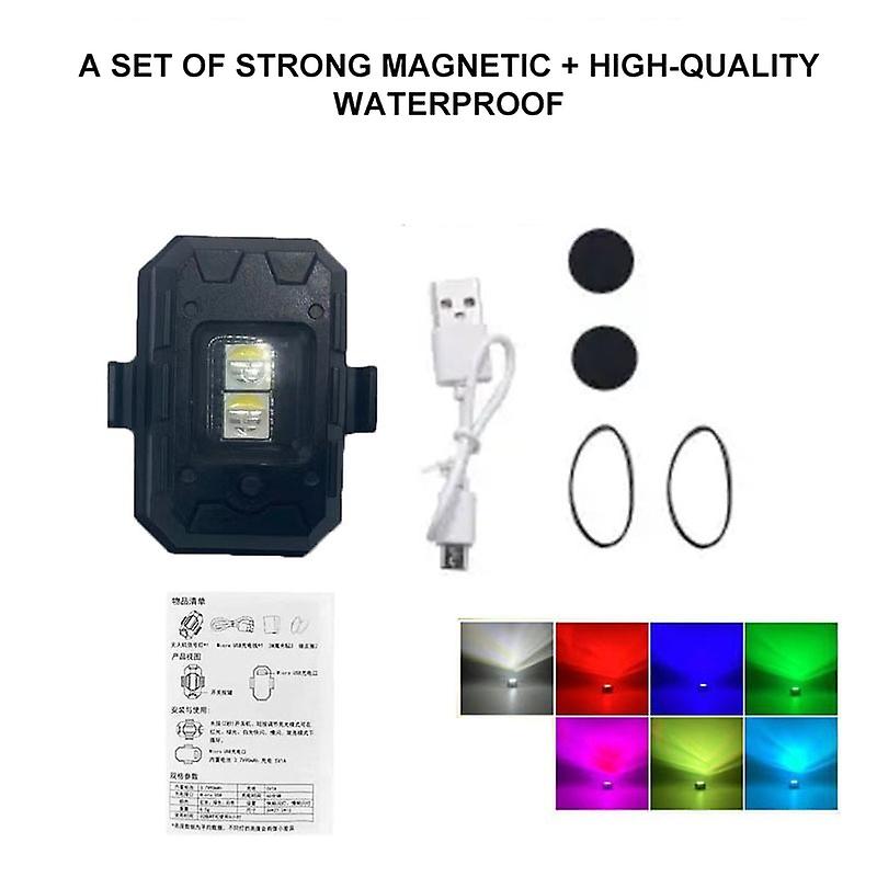 Bicycle Lights RC Drone LED Flash Position Wireless Light Drone Strobe Light 7 Colors