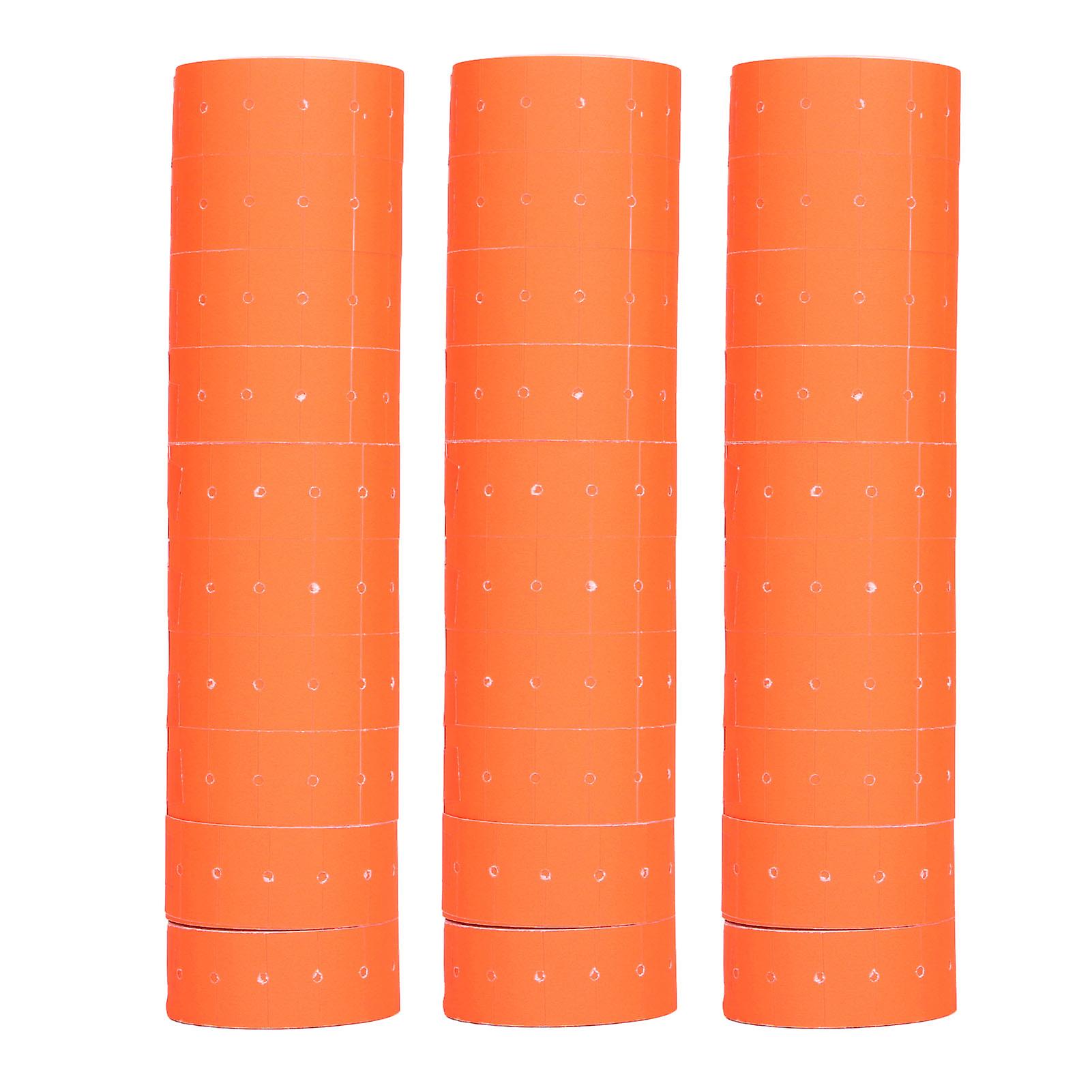 3 Tubes Pricing Label 15000pcs Single Row Price Gun Tag 21x12mm for M5500 MX5500 Fluorescent