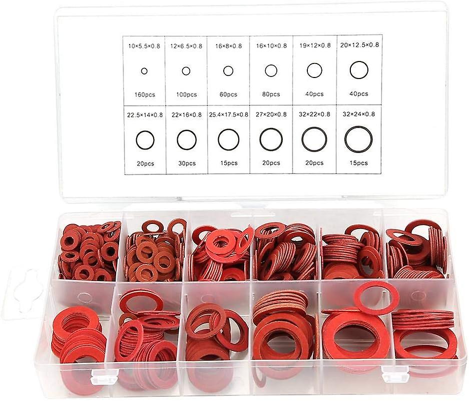 Rubber and Fiber Washer Combination - 600PC Metric Set