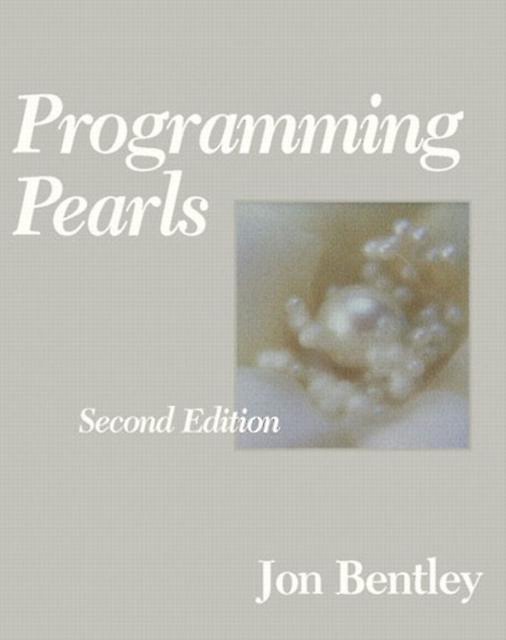 Programming Pearls by Jon Bentley Paperback
