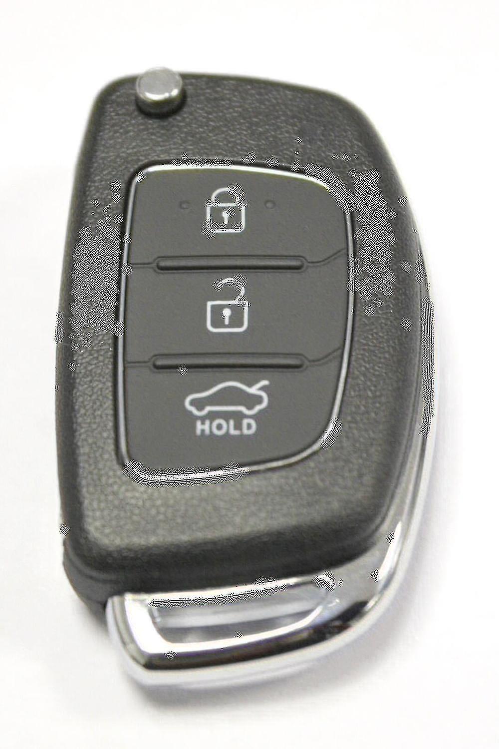Rfc 3 Button Flip Key Case For Hyundai I10 I20 I40 Ix35 Santa Fe Remote Fob - Jxlgv