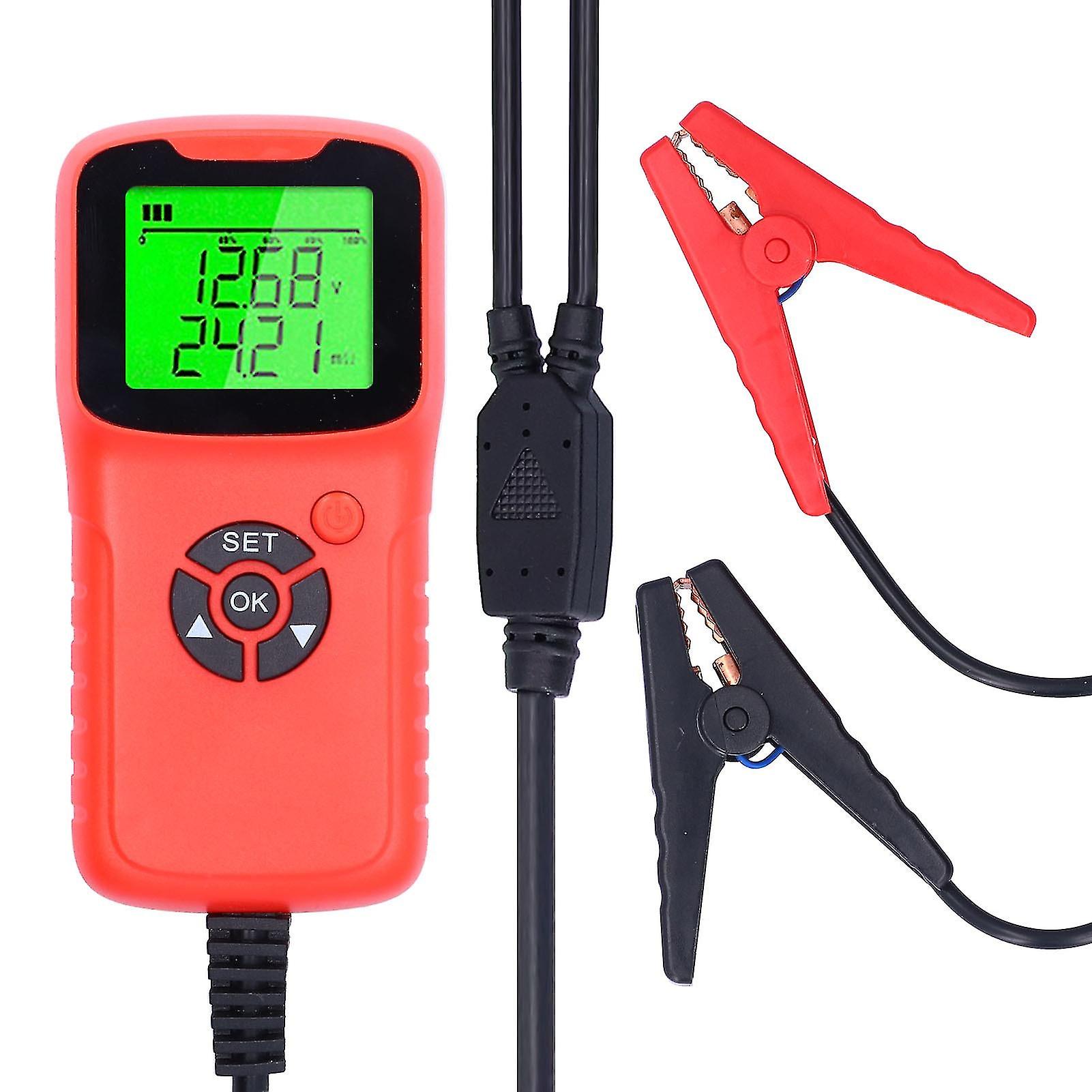 A300 Digital Car Battery Tester Lcd Battery Test Analyzer Auto Test Diagnostic Toolsred