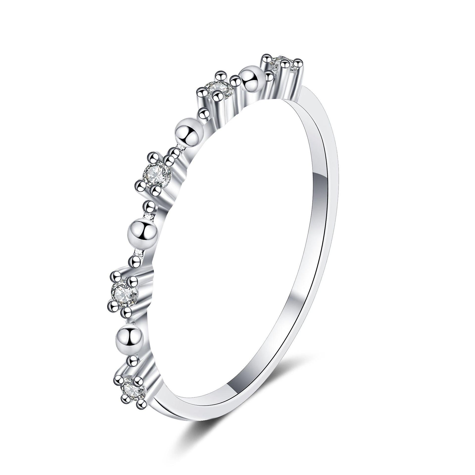 925 Sterling Silver Moissanite Ring