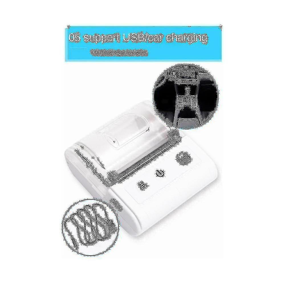 Wireless Mini Thermal Printer Portable Bluetooth Receipt Printer Thermal Bt 58mm Thermal Receipt Pr