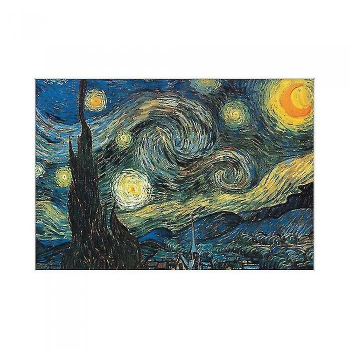 Vincent Van Gogh Starry Night Paper Mounted Print