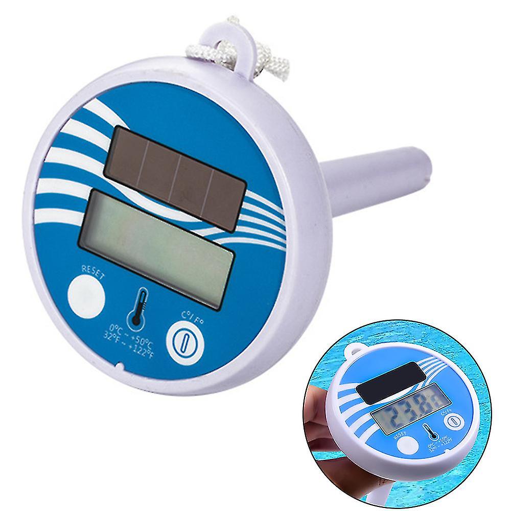 Lcd Digital Display Solar Power Swimming Pool Floating Water Thermometer