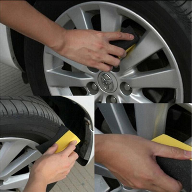 Auto Wheels Brush Sponge Tools Applicator Special For Tire Hub Cleaning