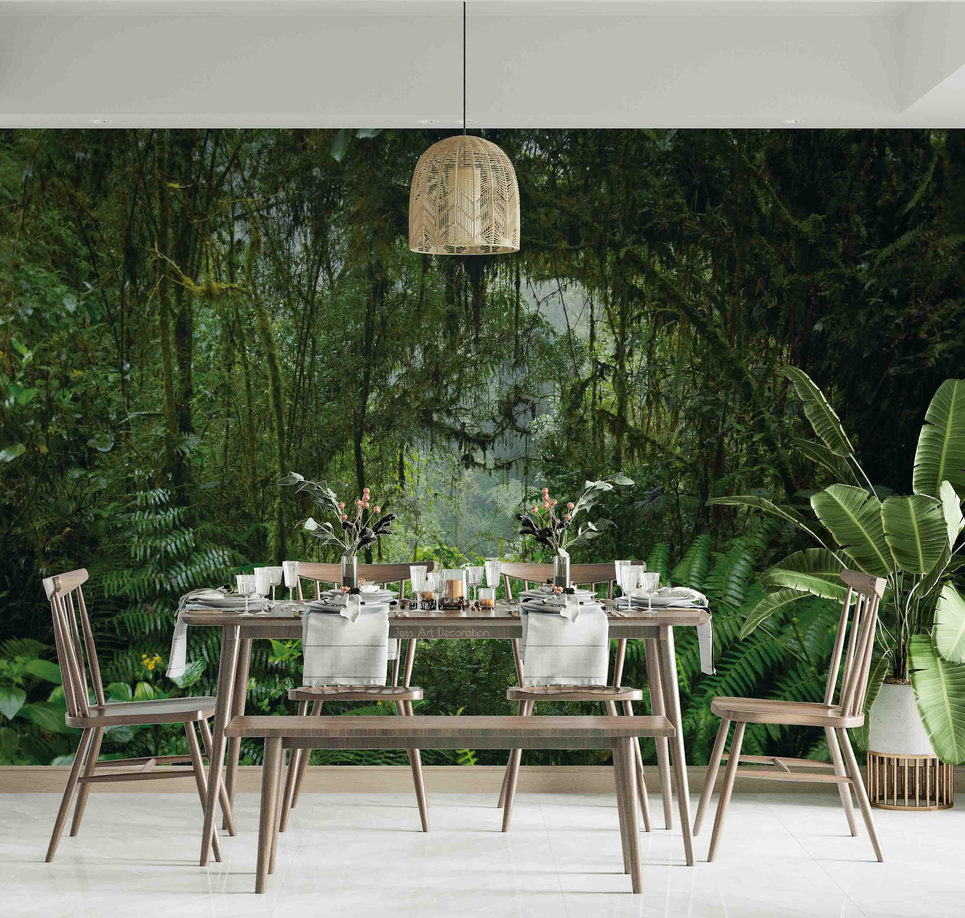 3D Old Deep Forest Wall Mural Wallpaper Sww 29