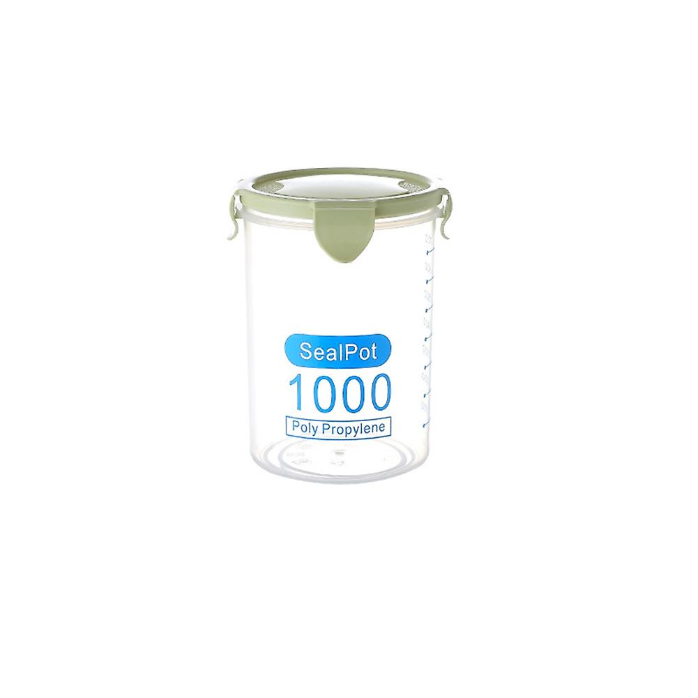 Kitchen Transparent Spices Bean Tea Grain Storage Box Jar Seal Pot Can with Lid