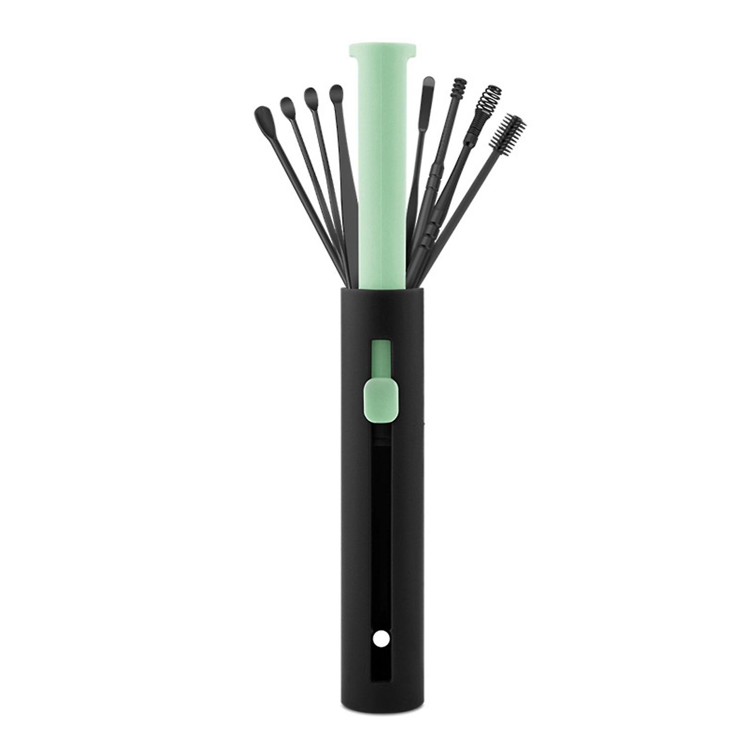 8Pcs/Set Ear Picking Spoons Multifunctional Anti-rust Easy to Clean Eco-friendly Reusable Ear Care