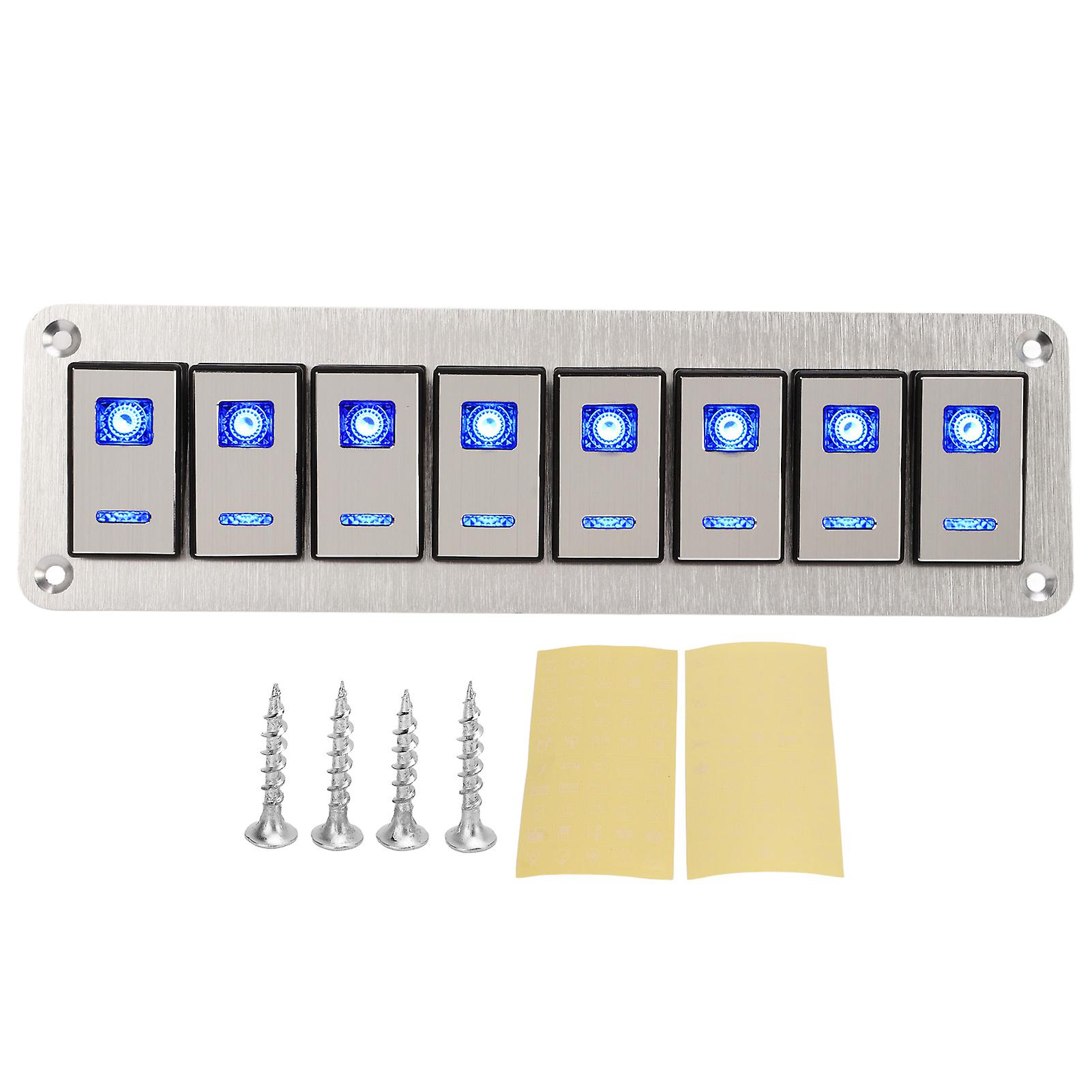 Gang Toggle Switch Panel,Rocker Switch Panel 8 Gang Rocker Switch Panel Rocker Switch Panel Dependable Performance