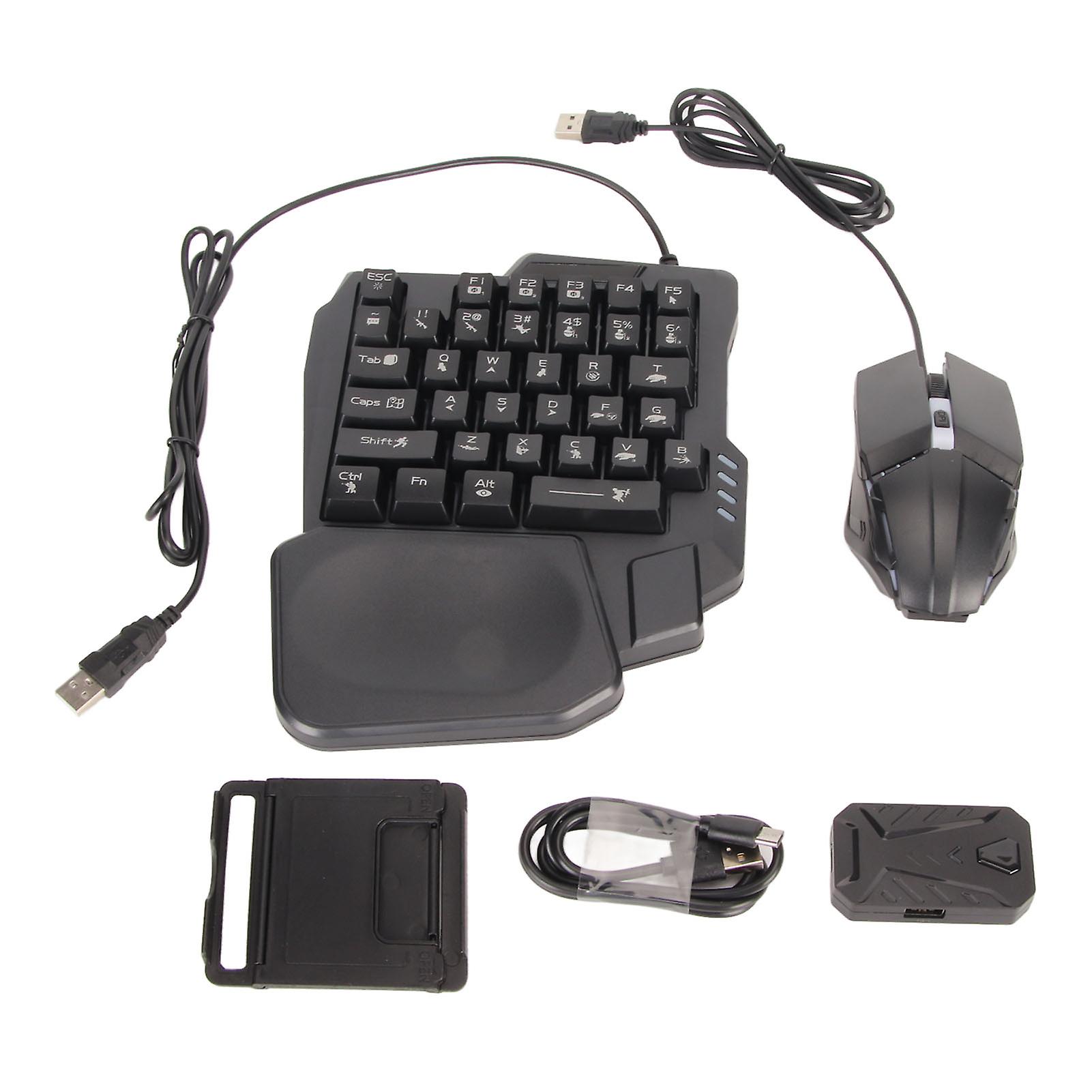 Enhance Mobile Gaming: Wired Keyboard Mouse Converter Set for Android & Harmony Devices