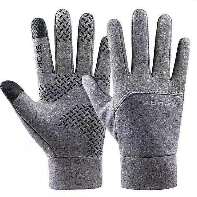 Men's Winter Warm Gloves Touch Screen Waterproof Windproof Riding Gloves