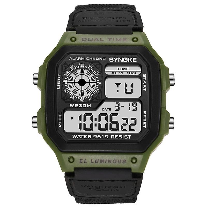 SYNOKE 9619B Luminous Waterproof Digital Watch