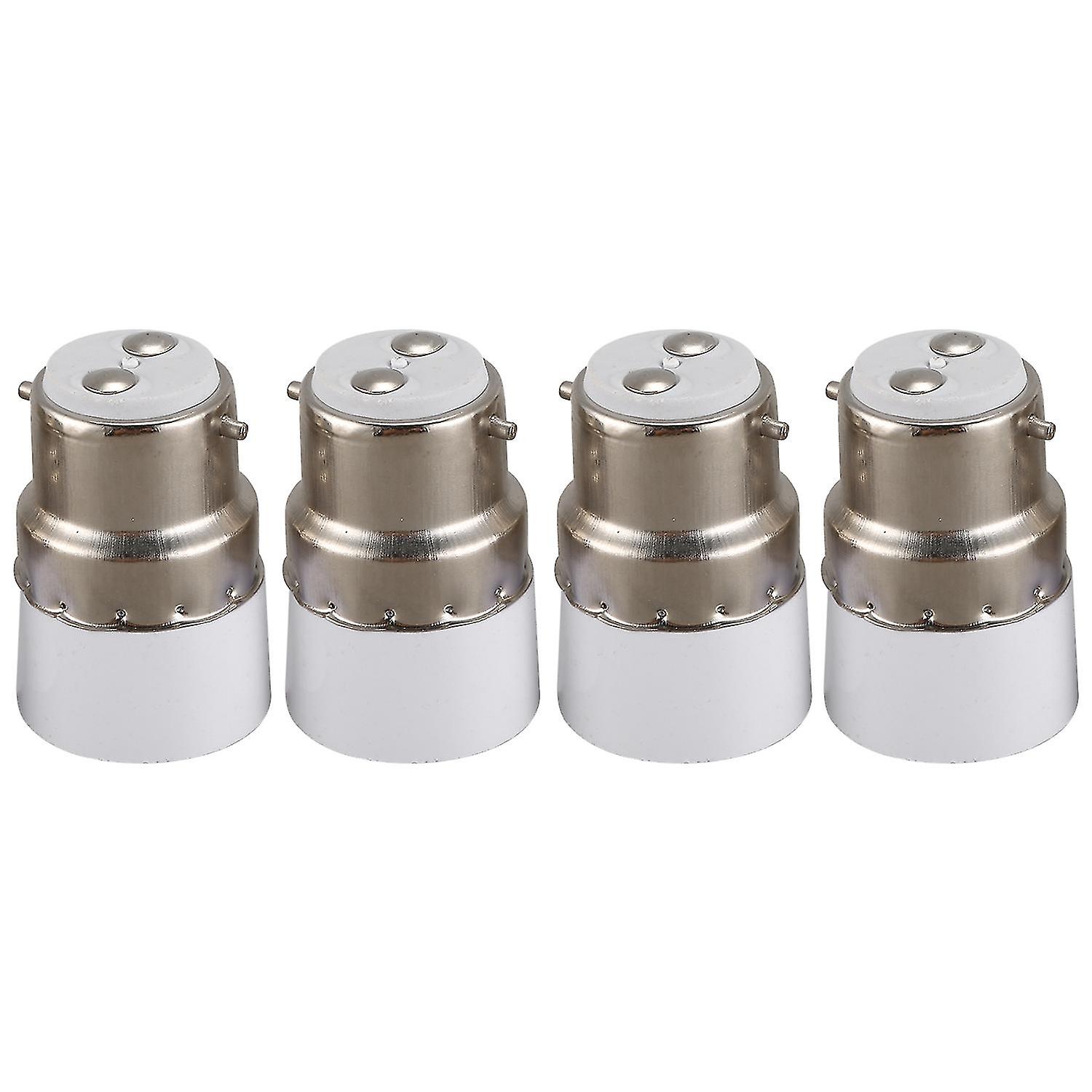 Ac 220v B22 To E14 Base Socket Light Lamp Bulb Adapter Holder 4pcs