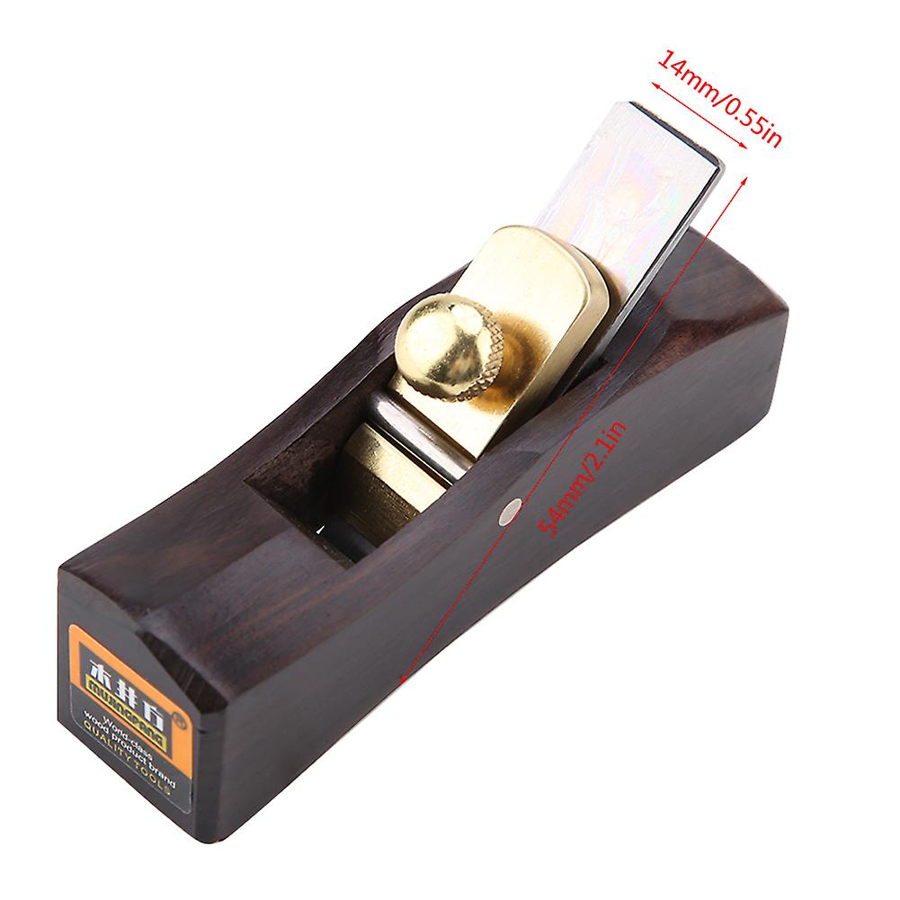 Mini Ebony Arc Bottom Hand Plane Carpenter Wood Grooving Trimming DIY Wood Plane