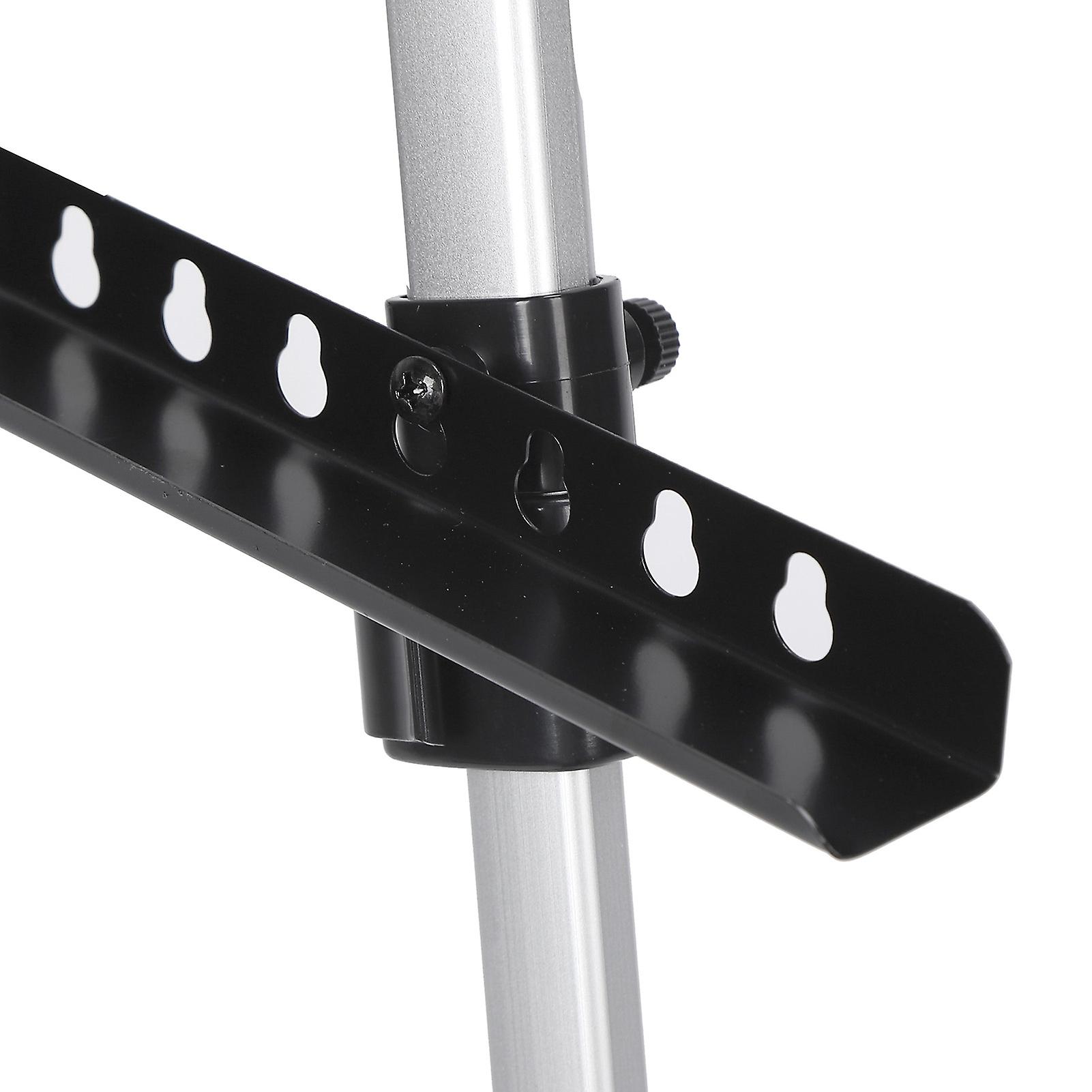 Adjustable Silver Metal Easel Plastic Scraper Combo Set Collapsible Art Drawing Board Rack