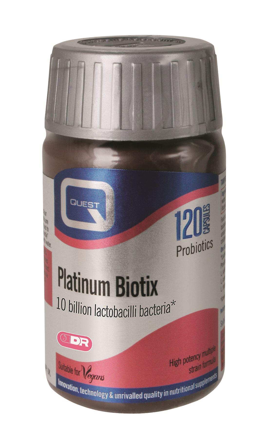 Quest Platinum Biotix - High Potency Formula - 120 Capsules