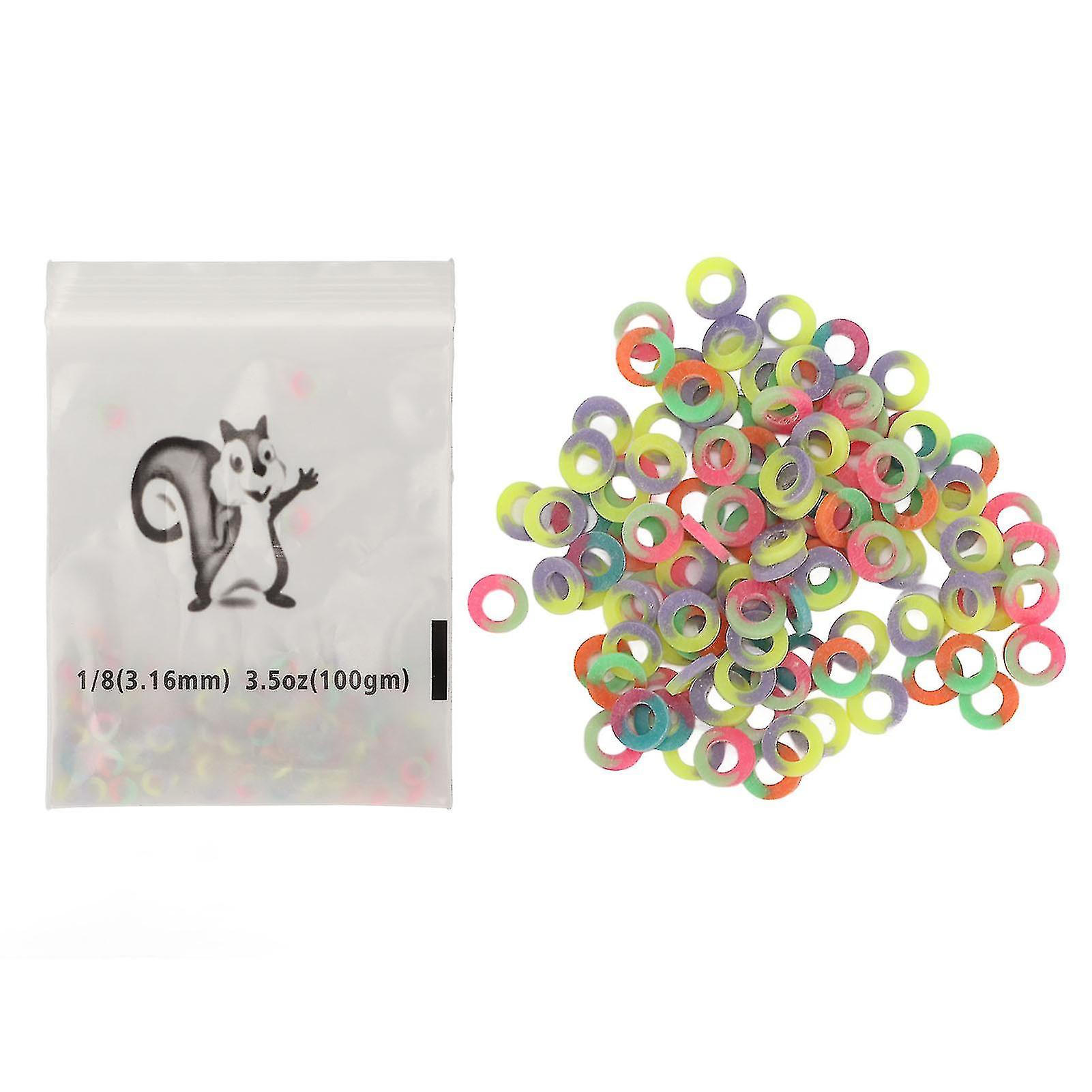 500pcs ορθοδοντική ελαστική ζώνη 1/8 ίντσας επαγγελματικές φορητές οδοντικές λαστιχένιες ζώνες κενών δοντιών βραχιόνων