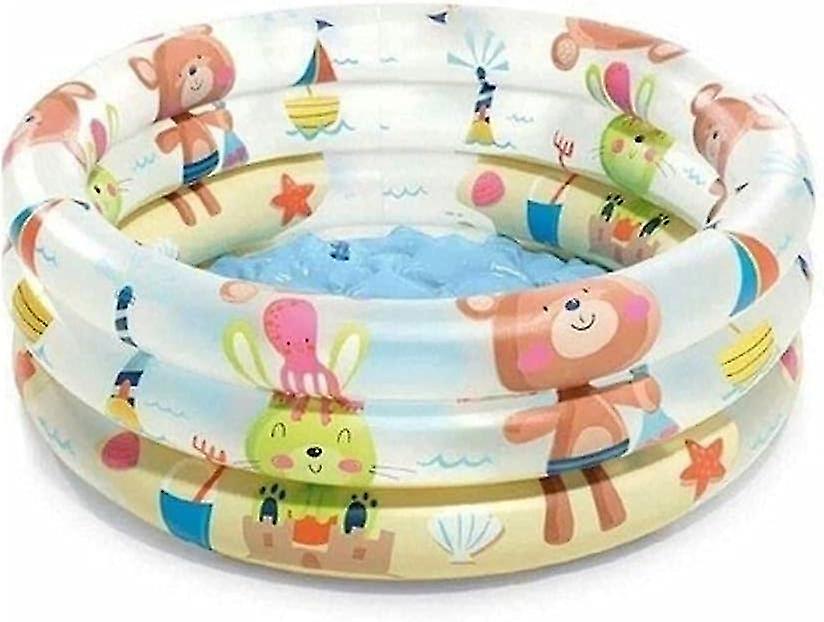 Inflatable Swimming Pool with Inflatable Base 61 x 22 cm 33 Litres