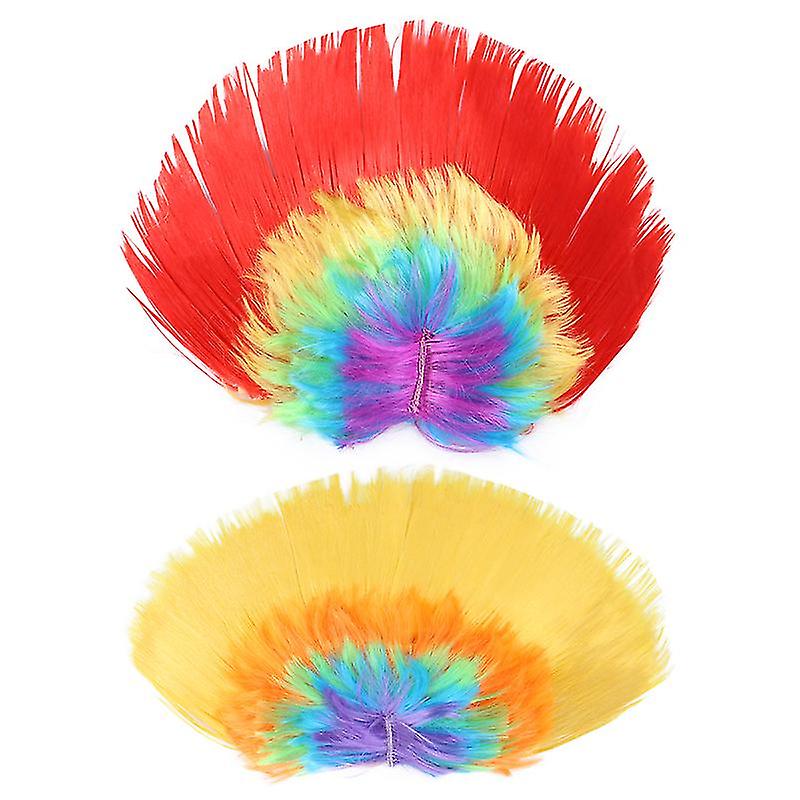 2pcs Cockscomb Wig For Halloween Decorations