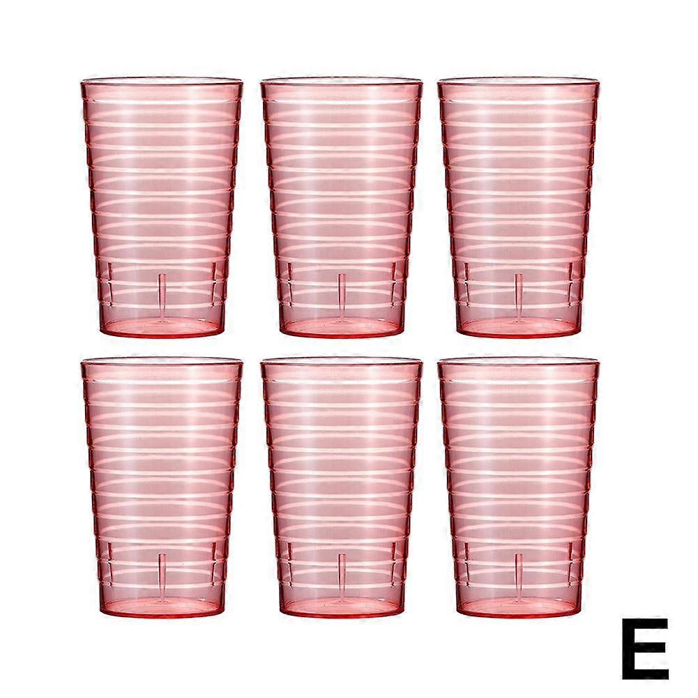 9st ölglas Plast Dricksvatten Cup