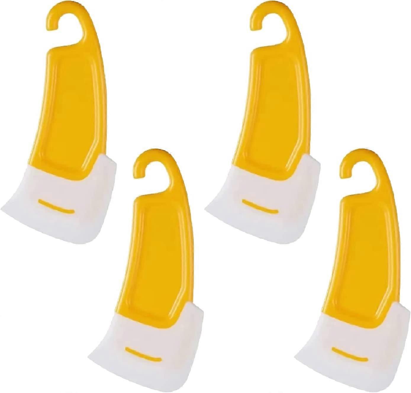 Pan Scraper Pan Scraper Silicone Cleaning Scraper Dough Scraper, 4 pieces