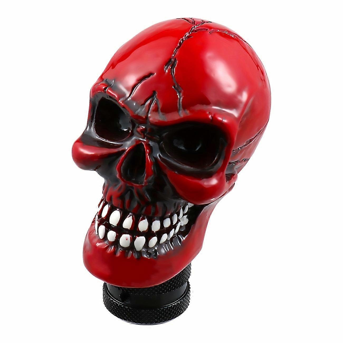 Skull Shift Knob Gear Stick Cool Shifter Knobs Funny Transmission Handle Cute Shifting Head Fit Most Automatic Manual Cars Trucks SUV Vehicles
