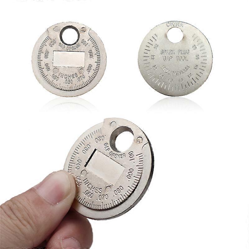 1pc Spark Plug Gap Gauge Tool Measurement Coin-type 06-24mm Range Spark Plug Gage Gap Tool Feeler