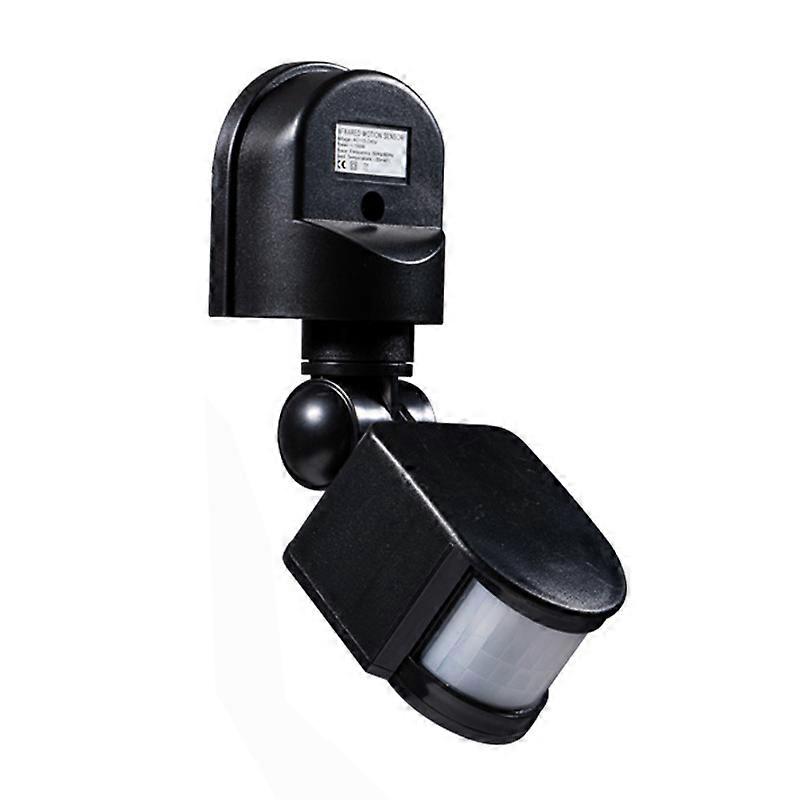 Infrared Human Body Sensor Intelligent Switch Adjustable Angle Ceiling Type Induction Module Wall Mount 220V Black