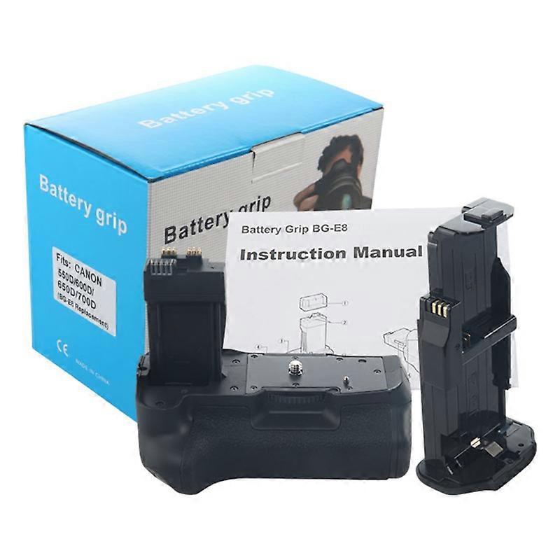 BG-E7 Equivalent Battery Grip Replacement Digital Camera LP-E8 Batteries Holder Pack Compatible with EOS 550D/600D/650D/700D/T5I