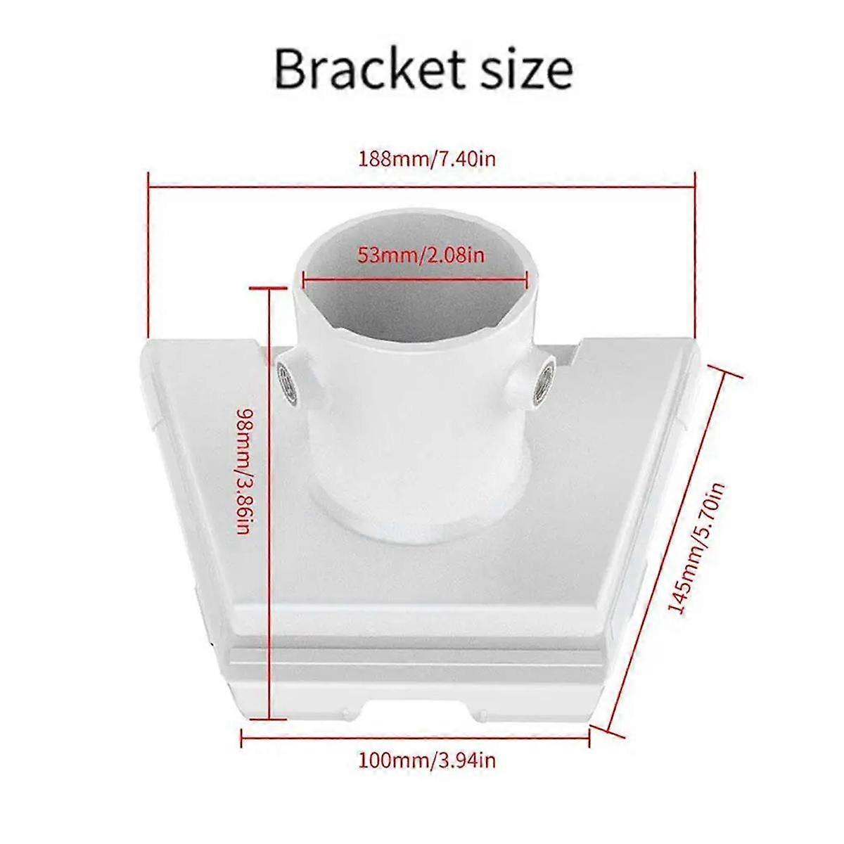 For Gen3 Pipe Adapter Round Tube Plastic Adapter Third Generation Satellite Bracket Accessories