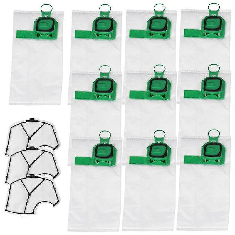 10PCS Vacuum Cleaner Bags + 3PCS Engine Protection Filters for VK140 VK150 Garbage Bags FP140 Vacuum Cleaner