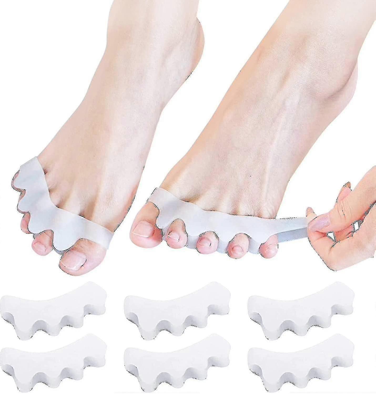 For Pack of Toe Separators for Bunion Corrector