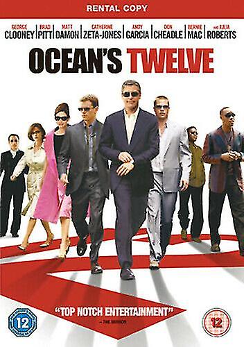 Oceans Twelve DVD (2005) Brad Pitt Soderbergh (DIR) cert 12 Quality guaranteed - Region 2