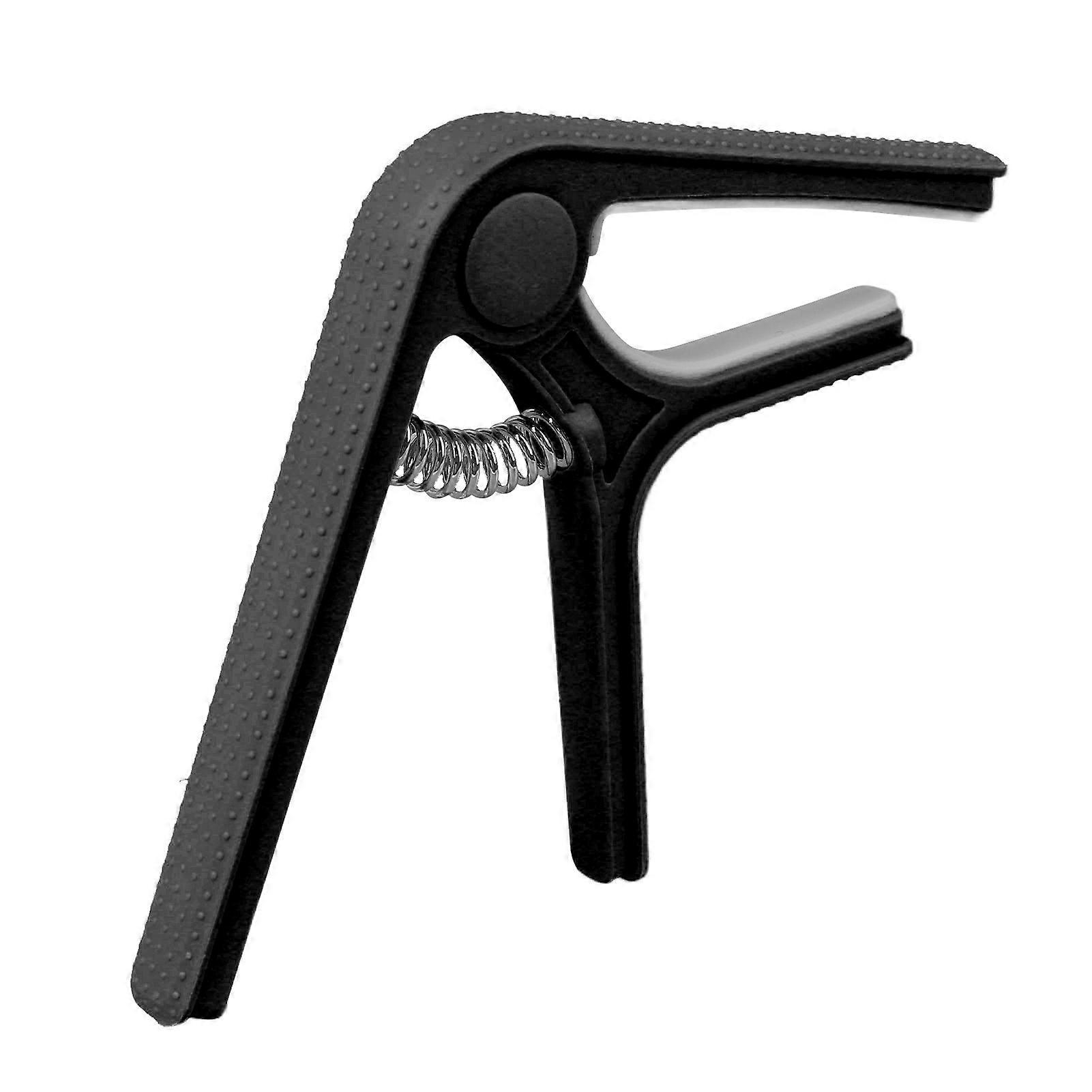 Gitarr Capo Clip Clamp med Non Slip Point Universal Bra Skydd Ukulele Elgitarr Capo