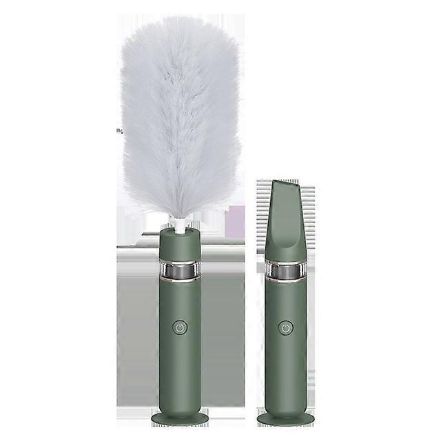 Home Electric Feather Duster Handheld Retractable Dusting Brush