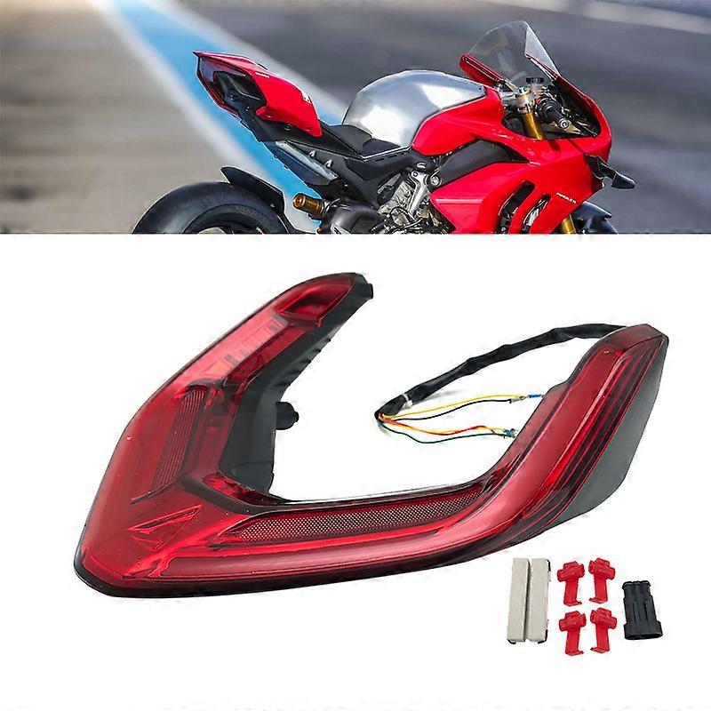For DUCATI Panigale V2 V4 R/S V4R V4S 2018-2023 2022 Motorcycle LED Integrated Blinker Taillight Tail Brake Turn Signals Light