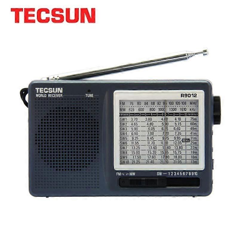 TECSUN R-9012 Radio FM AM SW Tragbares Radio 12 Bänder Tragbarer Radioempfänger Hohe Empfindlichkeit Geräuscharmes Kurzwellen-Taschenradio