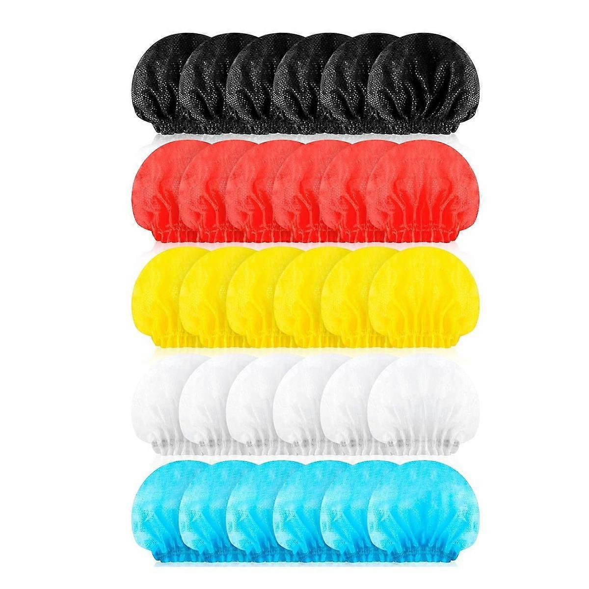 800Pcs Disposable Microphone Cover Handheld Microphone Windscreen for KTV Recording Studio Performance (Multicolor)