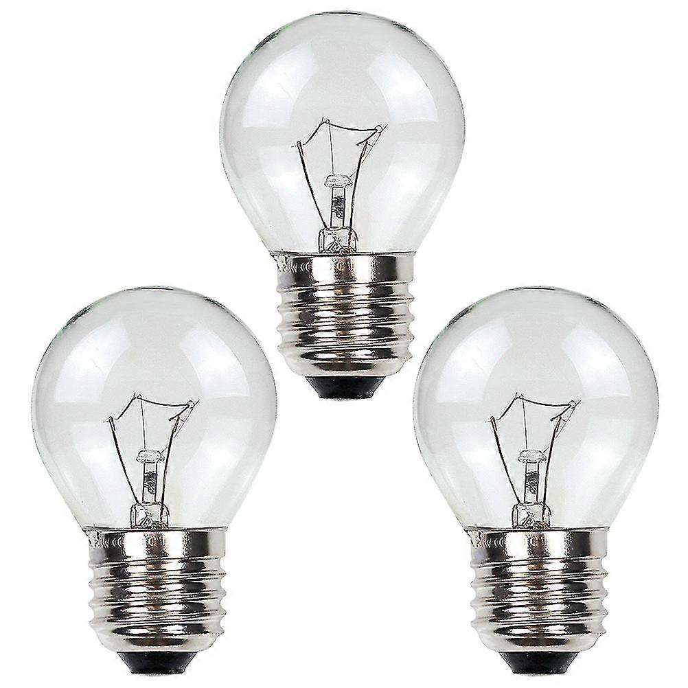 3pcs E27 40w Four à micro-ondes Lampe de remplacement Appareil en verre Ampoule