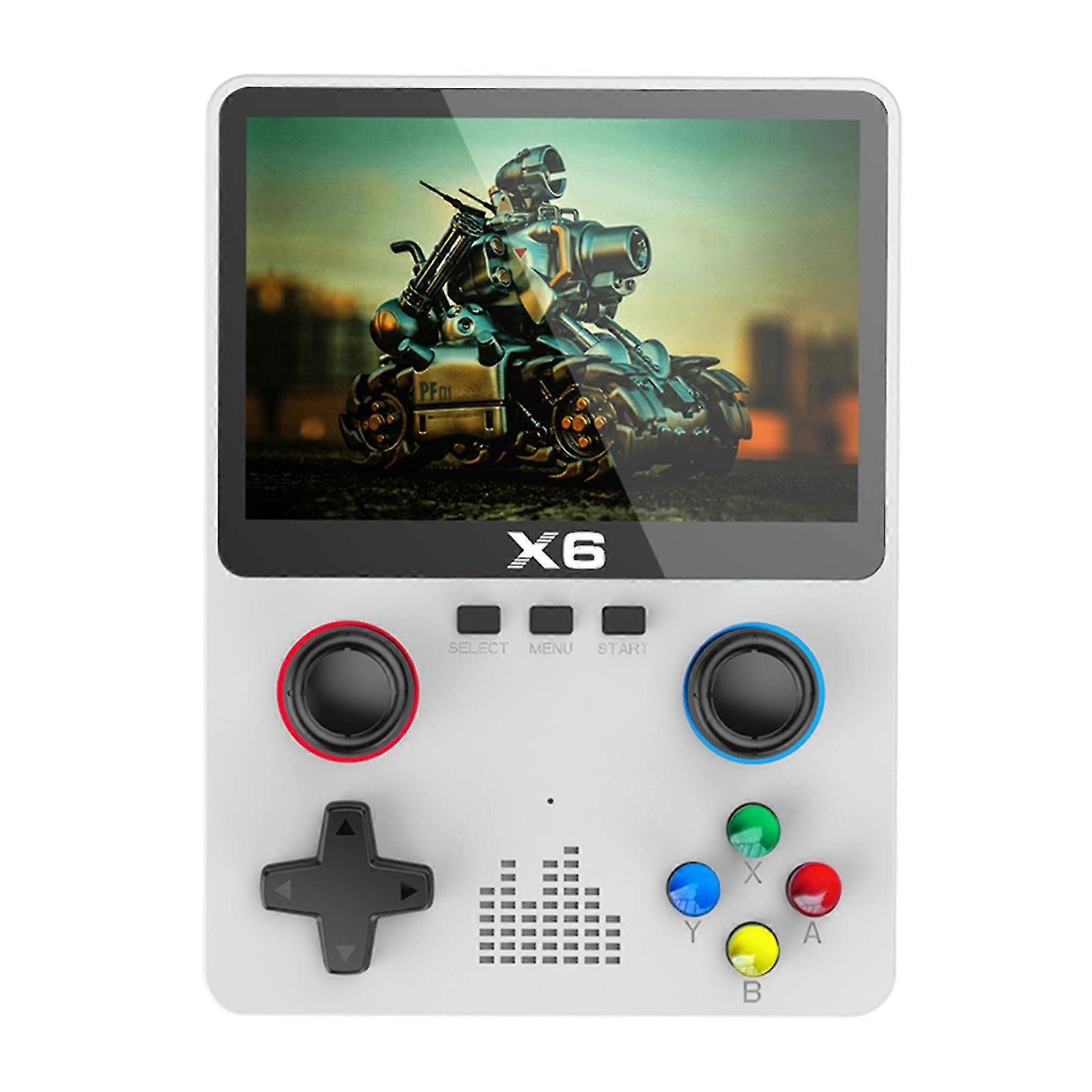 Dual Joystick Console di gioco portatile Ricarica USB Console di gioco in plastica per donne uomini bambini